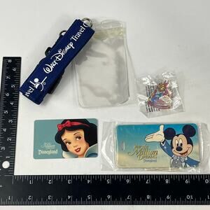 Disneyland Year Of A Million Dreams Lot Pin Passholder Cards Lanyard Snow White